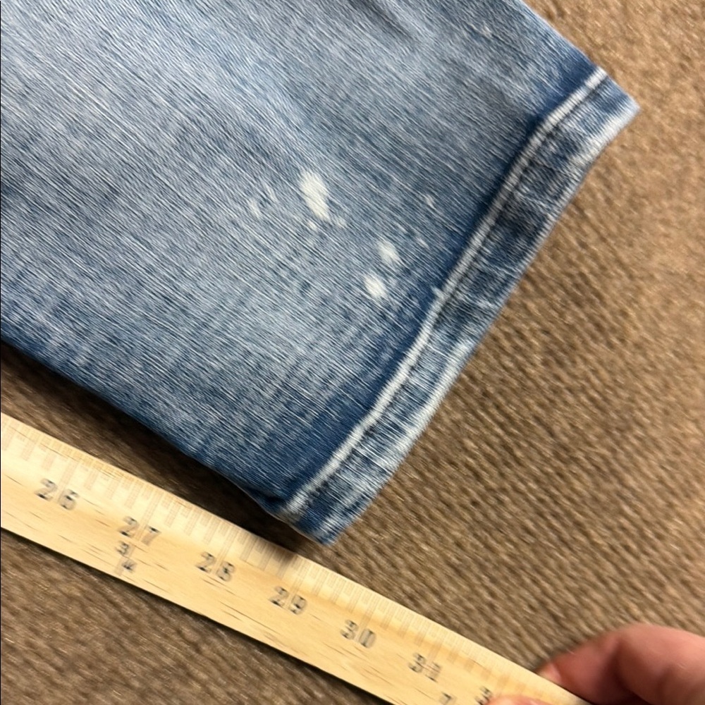 Judy Blue Boyfriend Fit Distressed Jeans 13/31 Blue Denim Womens - Picture 13 of 14